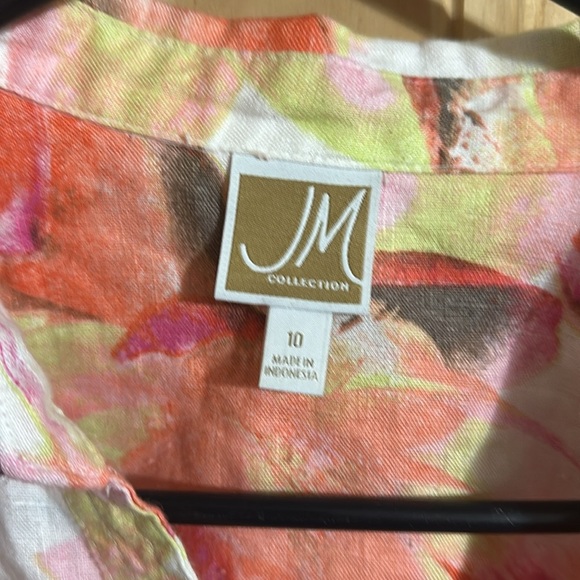 JM Collection Multicolor Floral Blouse - Picture 4 of 8